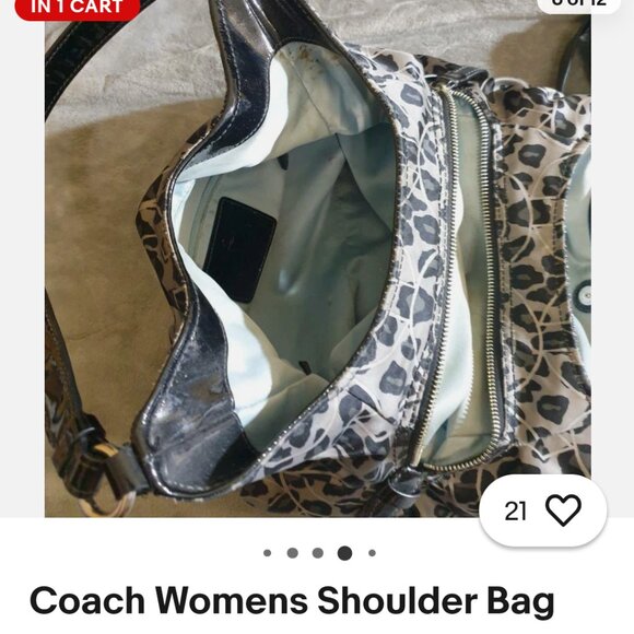 Coach Madison Ocelot Leopard 17751 - Picture 6 of 7